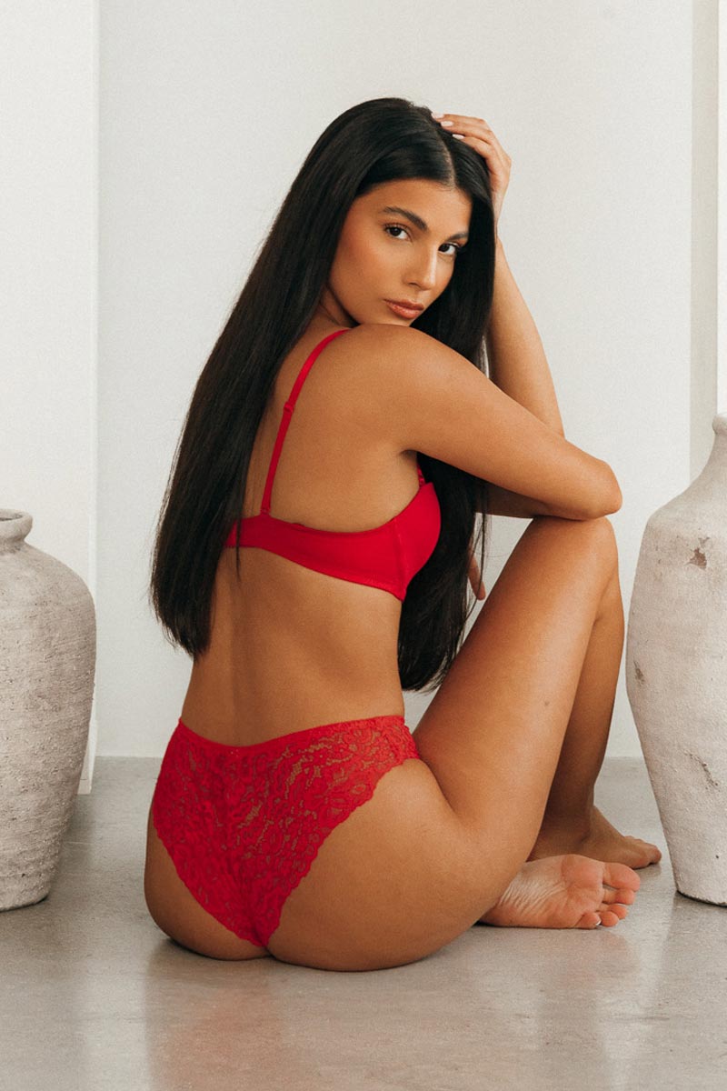 UpBra red lift up strapless bra